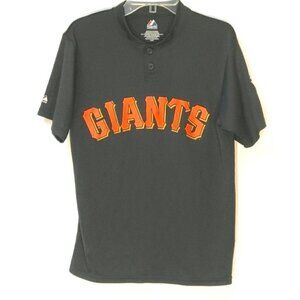 Majestic San Francisco Giants Black Baseball Shirt